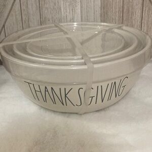 Rae Dunn Thanksgiving Ceramic Bowl Set